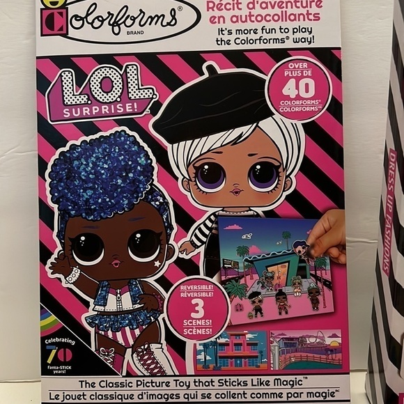 LOL SURPRISE OMG Paper Dolls Colorforms  Mobile Fun Bag - Picture 3 of 6